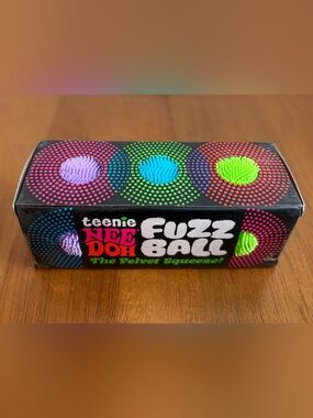 NeeDoh Teenie Fuzz Ball 3-Pack Fuzzball Teenie Nee Doh